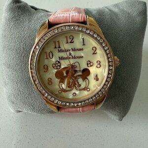 Disney Mickey & Minnie Mouse Pink Watch 40mm